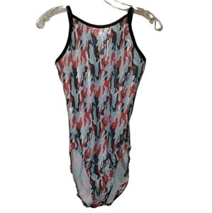 Alpha Factor red camo leotard